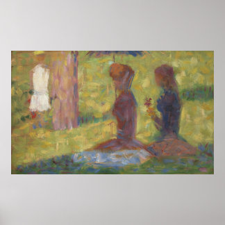 Póster Estudio de cifras para La Grande Jatte