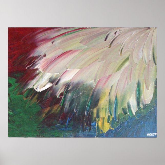 Póster Estudio de color abstracto 1, (Frente)