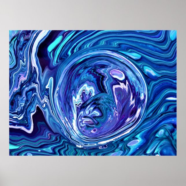 Póster Estudio de color abstracto 102, (Frente)