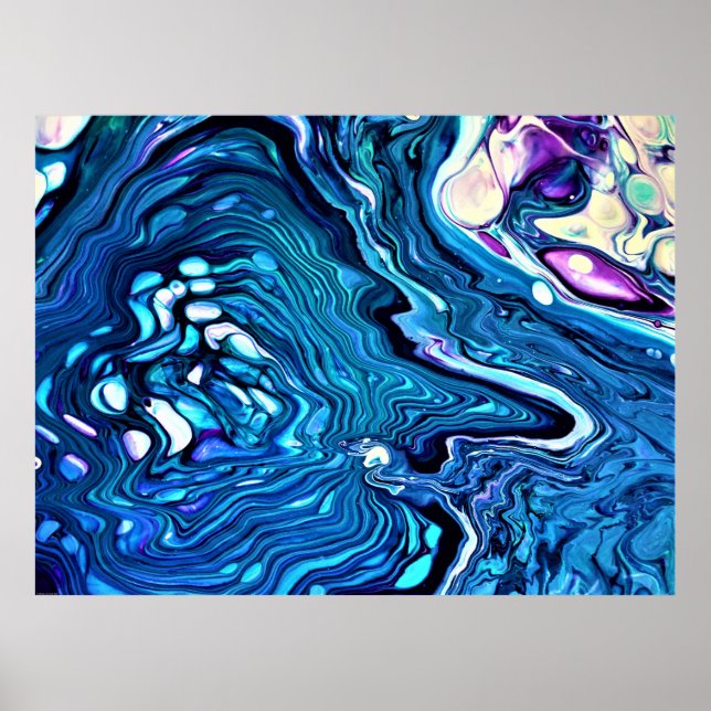 Póster Estudio de color abstracto 116, (Frente)