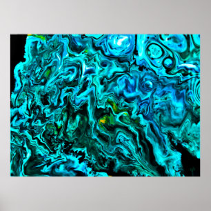 Póster Estudio de color abstracto 117,