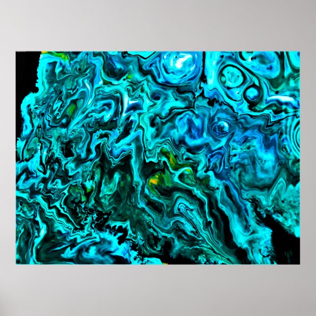 Póster Estudio de color abstracto 117, (Frente)