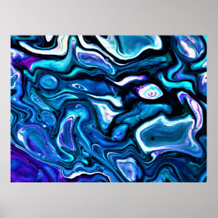 Póster Estudio de color abstracto 118,