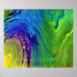 Póster Estudio de color abstracto 12,