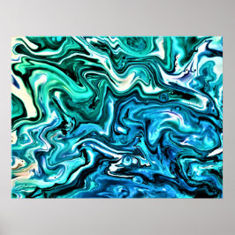 Póster Estudio de color abstracto 123,