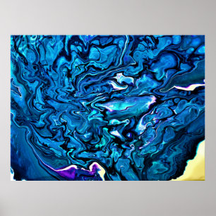 Póster Estudio de color abstracto 124,
