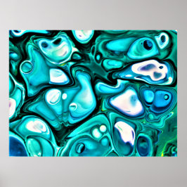 Póster Estudio de color abstracto 125,