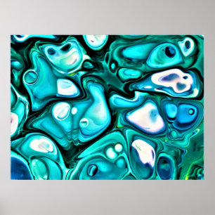 Póster Estudio de color abstracto 125,