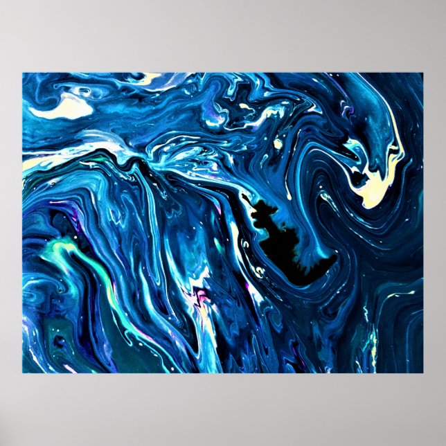 Póster Estudio de color abstracto 126, (Frente)