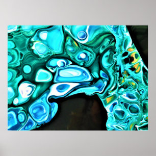 Póster Estudio de color abstracto 140,