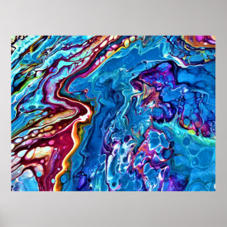 Póster Estudio de color abstracto 148,