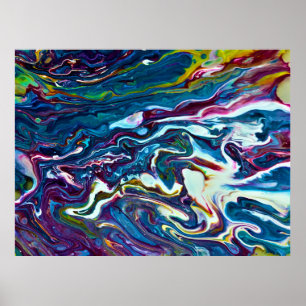 Póster Estudio de color abstracto 151,