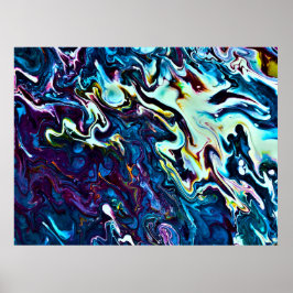 Póster Estudio de color abstracto 153,