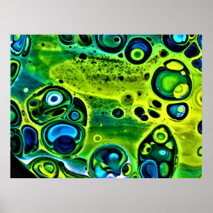 Póster Estudio de color abstracto 160,
