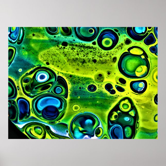 Póster Estudio de color abstracto 160, (Frente)