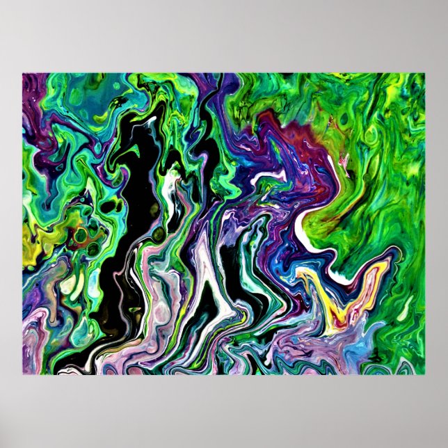 Póster Estudio de color abstracto 173, (Frente)