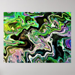 Póster Estudio de color abstracto 178,