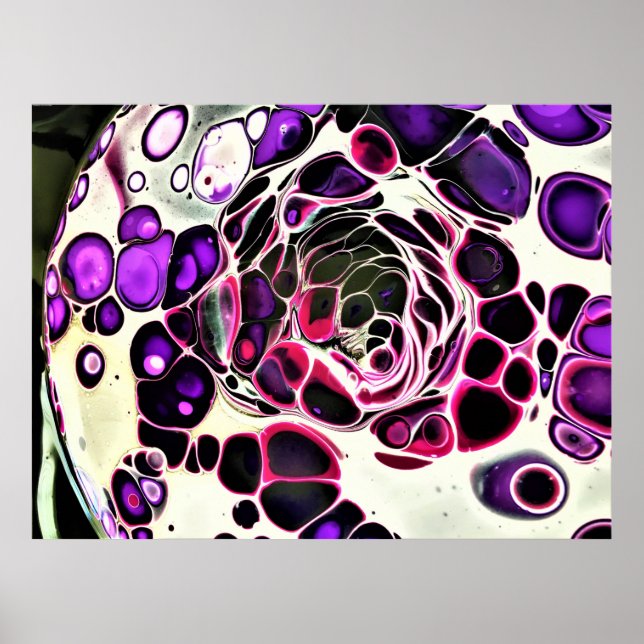 Póster Estudio de color abstracto 187, (Frente)