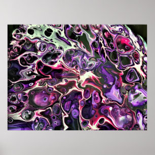 Póster Estudio de color abstracto 189,