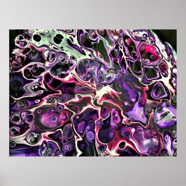 Póster Estudio de color abstracto 189, (Frente)