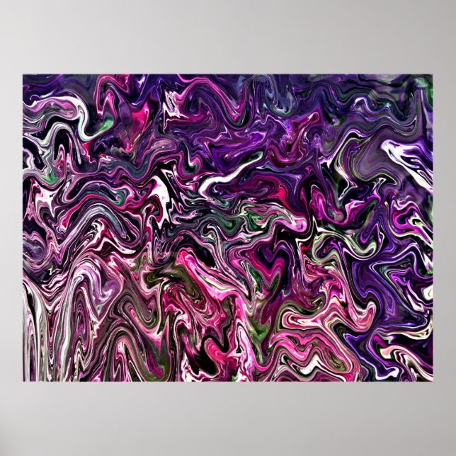 Póster Estudio de color abstracto 191 (Frente)