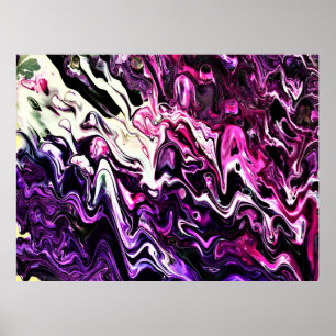 Póster Estudio de color abstracto 205,