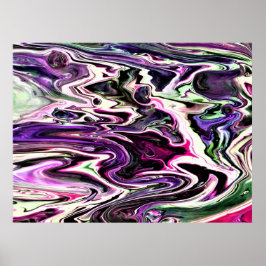 Póster Estudio de color abstracto 207,