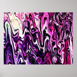 Póster Estudio de color abstracto 209,