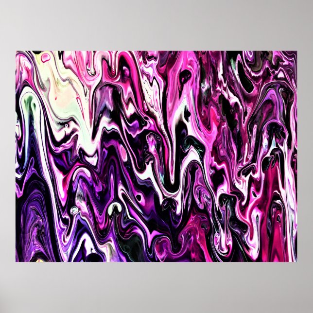 Póster Estudio de color abstracto 209, (Frente)