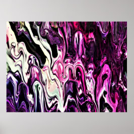 Póster Estudio de color abstracto 210,