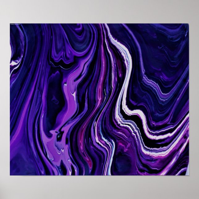 Póster Estudio de color abstracto 211, (Frente)