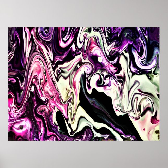 Póster Estudio de color abstracto 213, (Frente)