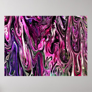 Póster Estudio de color abstracto 214,