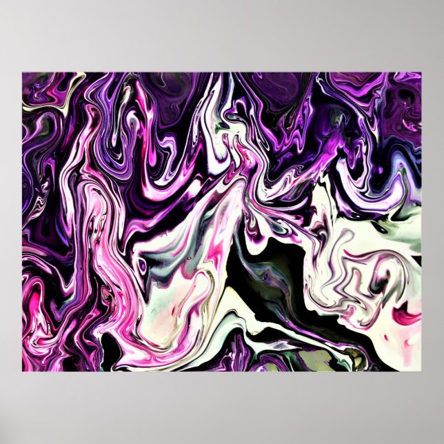 Póster Estudio de color abstracto 215, (Frente)