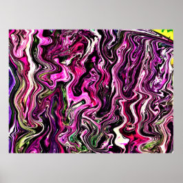 Póster Estudio de color abstracto 216,