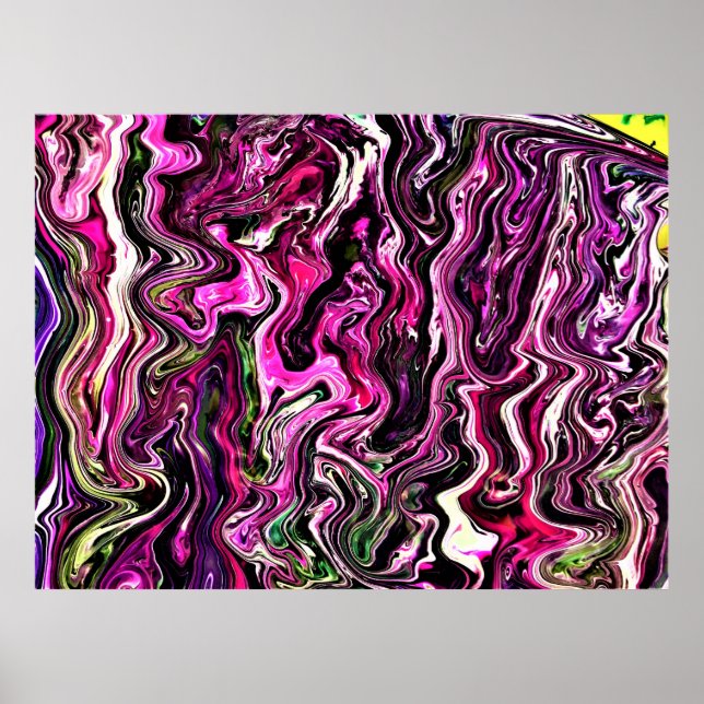 Póster Estudio de color abstracto 216, (Frente)