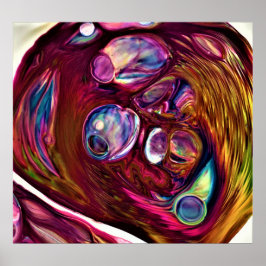 Póster Estudio de color abstracto 221,