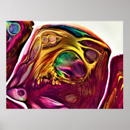 Póster Estudio de color abstracto 222,