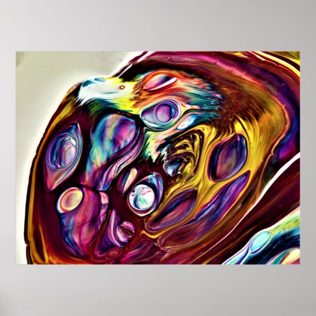 Póster Estudio de color abstracto 226, (Frente)