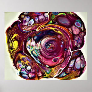 Póster Estudio de color abstracto 228,