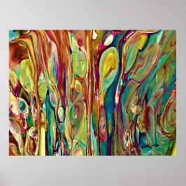 Póster Estudio de color abstracto 236,