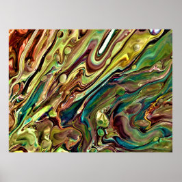 Póster Estudio de color abstracto 238,