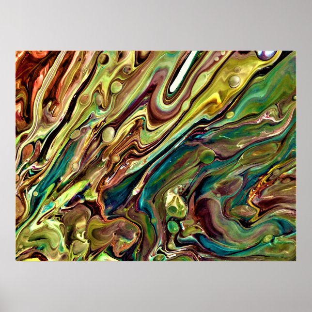 Póster Estudio de color abstracto 238, (Frente)