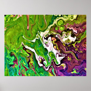 Póster Estudio de color abstracto 245,