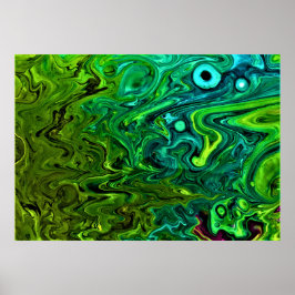 Póster Estudio de color abstracto 246,