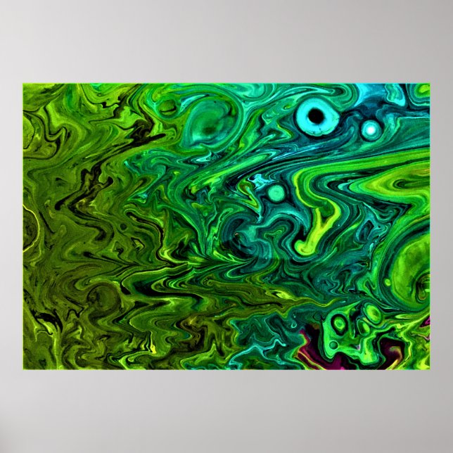 Póster Estudio de color abstracto 246, (Frente)