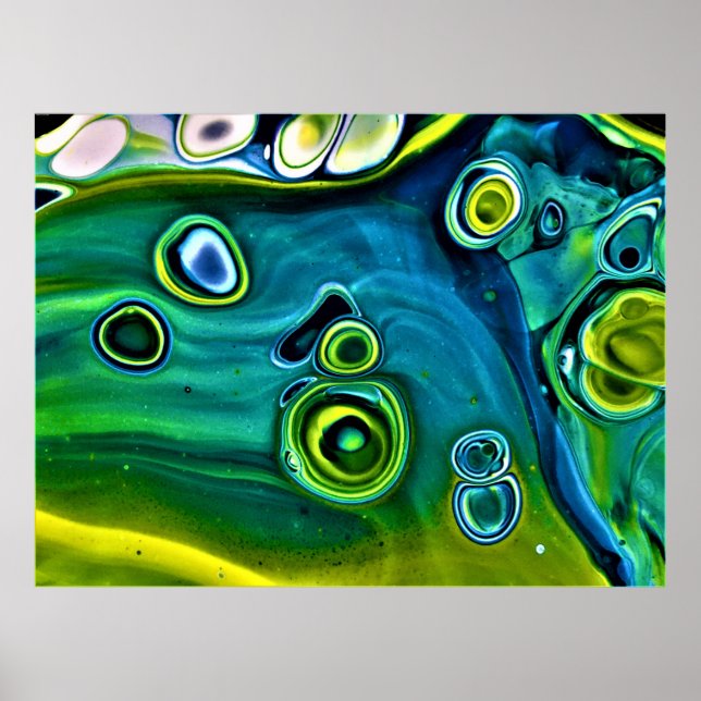 Póster Estudio de color abstracto 248, (Frente)