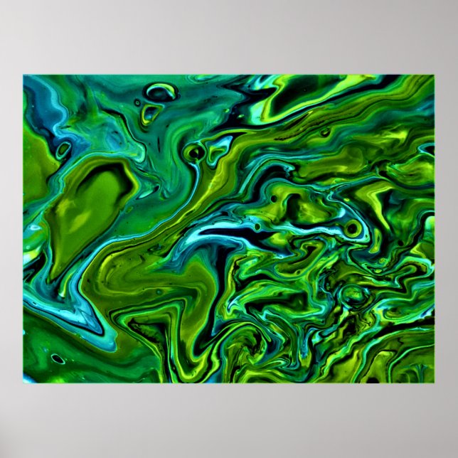 Póster Estudio de color abstracto 251, (Frente)