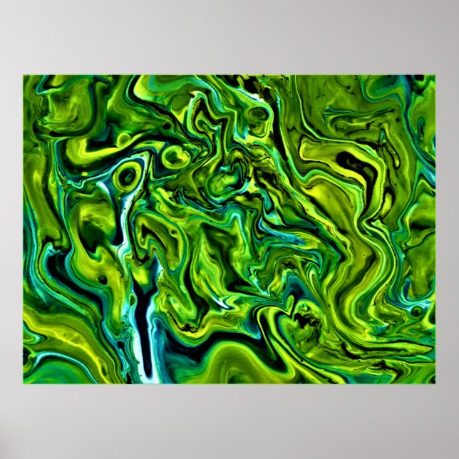 Póster Estudio de color abstracto 254, (Frente)