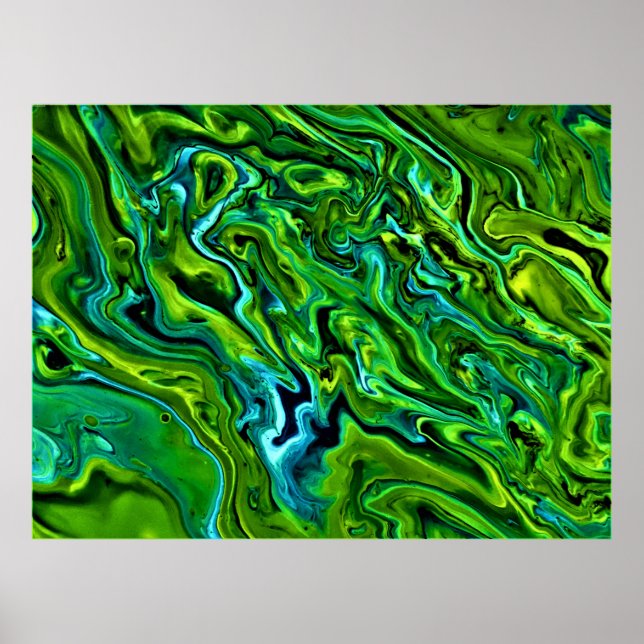 Póster Estudio de color abstracto 256, (Frente)